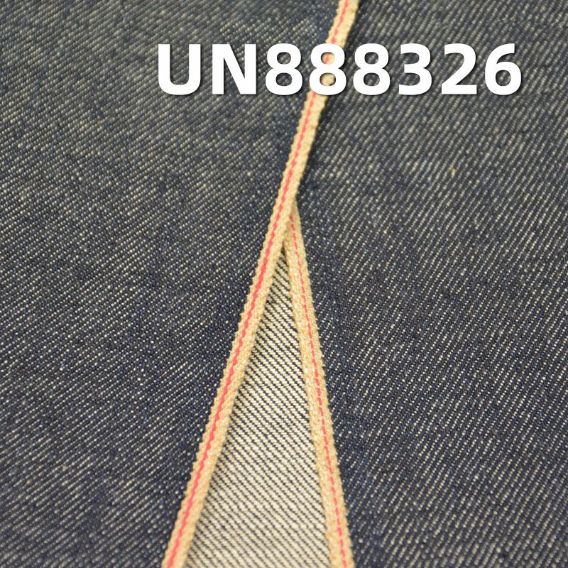 100%棉竹节右斜红邊牛仔布 13oz 32/33" UN888326