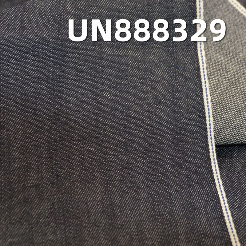 100%棉竹節右斜紅邊牛仔布 7.5oz 31/32" UN888329