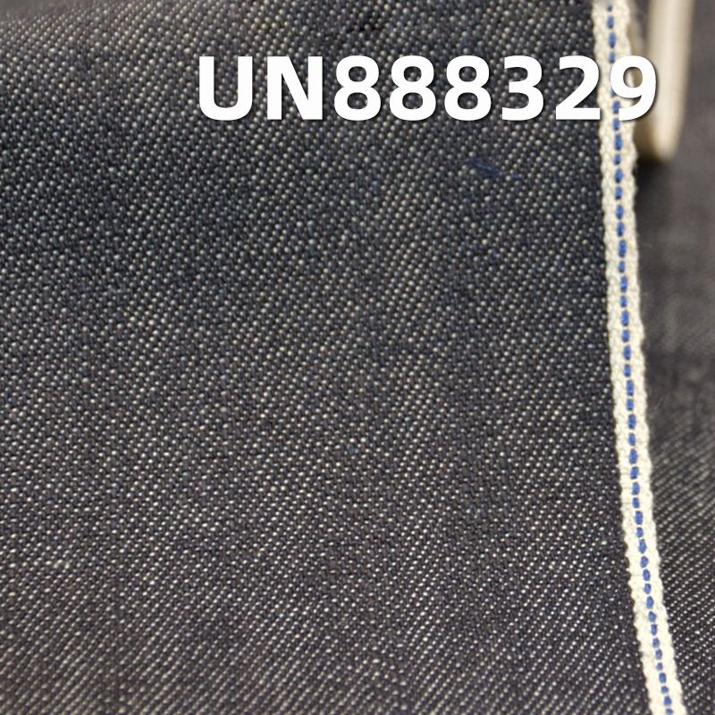 100%棉竹節右斜紅邊牛仔布 7.5oz 31/32" UN888329