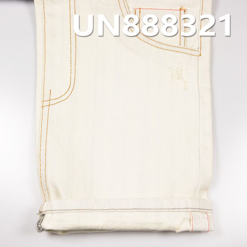 100%棉竹节右斜红边牛仔 13oz 31/32" UN888321