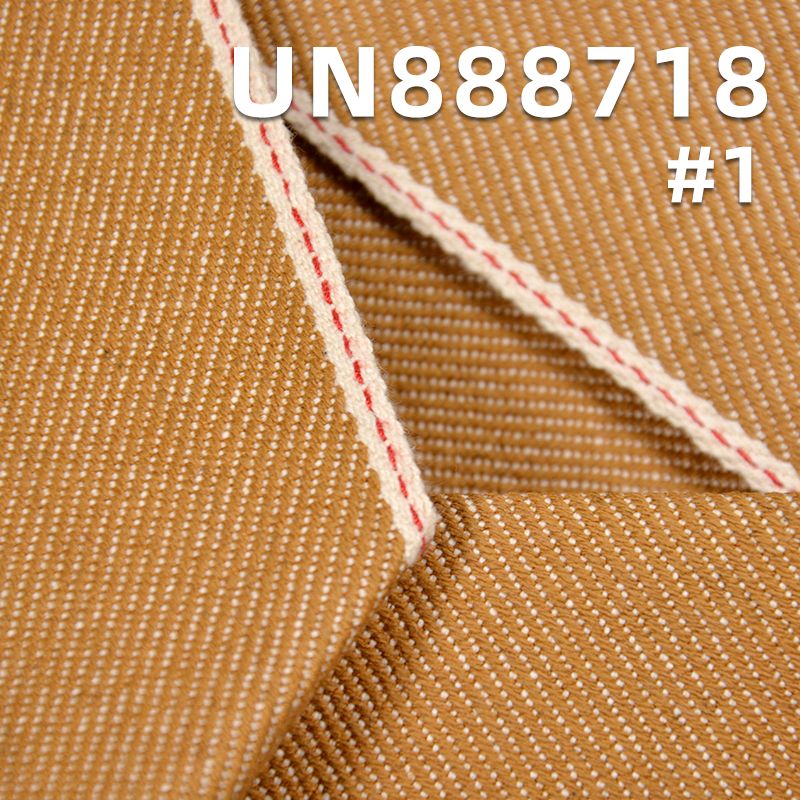 全棉色织右斜红边牛仔布 13oz 30/31“ UN888718