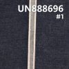 100%棉横竹節右斜色邊牛仔布 14.5oz 32/33" UN888696