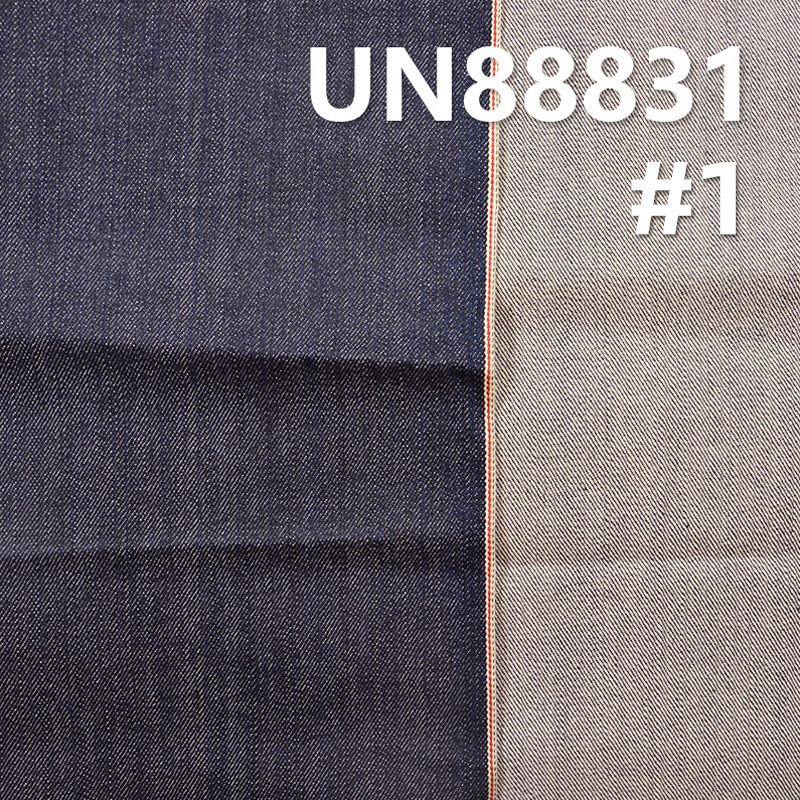 全棉竹节右斜红边牛仔布 13oz 32/33" UN88831