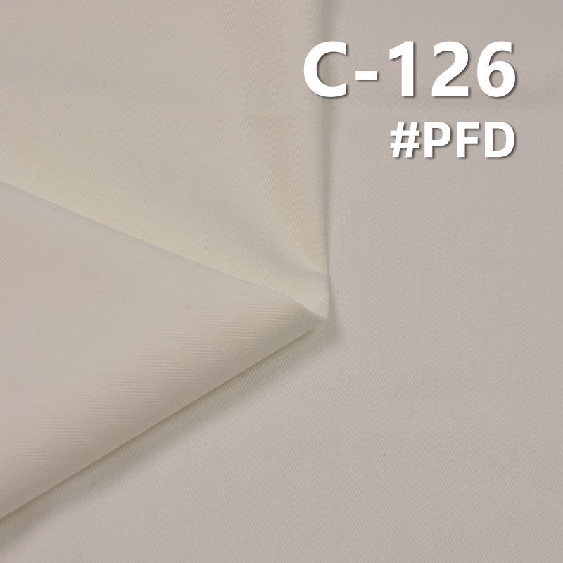 【半漂布】全棉染色布|204g/m2人字斜纹染色布|纯棉梭织|裤子 裙子 上衣面料