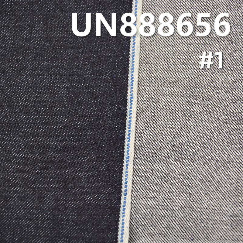 全棉竹节右斜红边牛仔布 13.5oz 32/33" UN888656