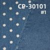 涤棉斜纹印圆点 10.8oz 59/60" 涤棉三片"Z"斜印圆点 CP-30101