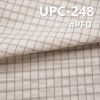 棉金属丝色织格子布 151g/m2 62/63"【半漂】UPC-248