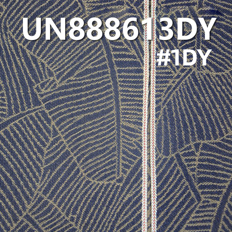 全棉色织色边提花牛仔布 12.6oz 32/33" UN888613DY