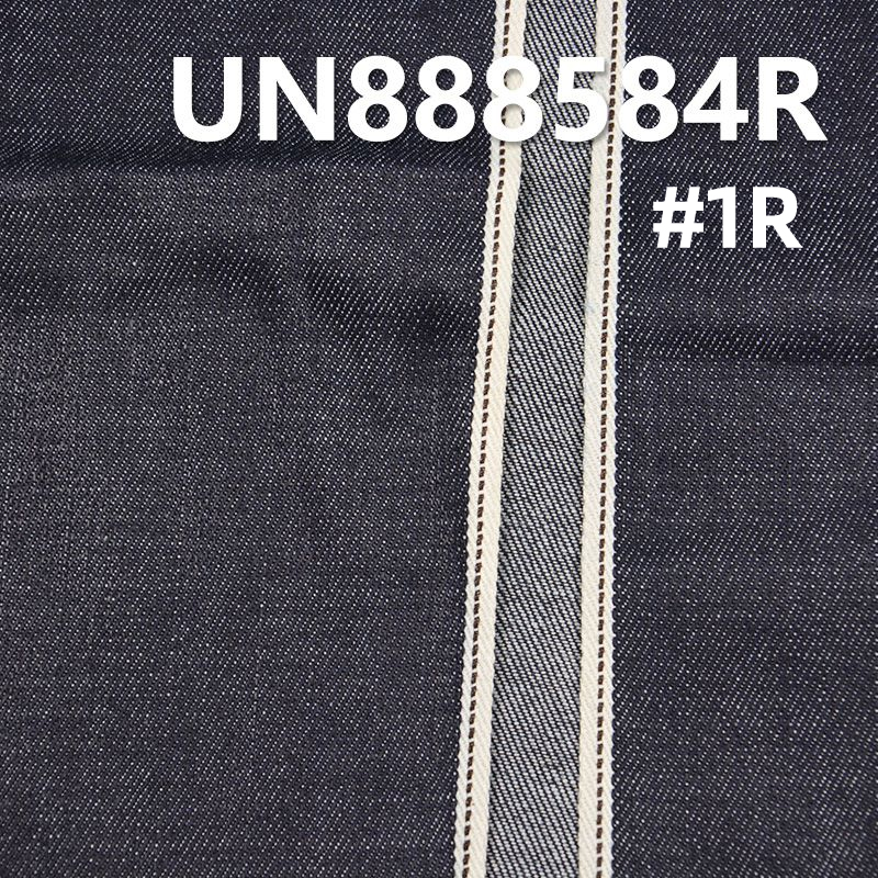 全棉竹节退浆右斜色边牛仔布 12oz 30/31" UN888584R