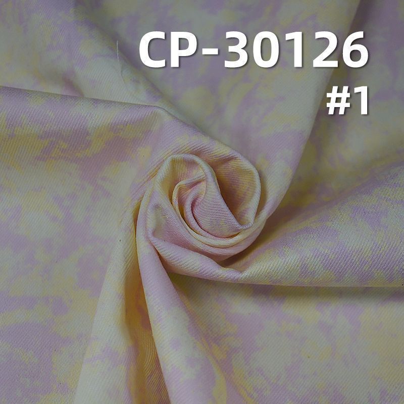 全棉粗斜竹节 数码印花 350g/m² 57/58" CP-30126