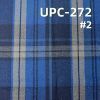 全棉精梳环锭纺加厚色织格仔布 285g/m² 57/58" UPC-272