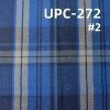 全棉精梳環錠紡加厚色織格仔布 285g/m² 57/58" UPC-272