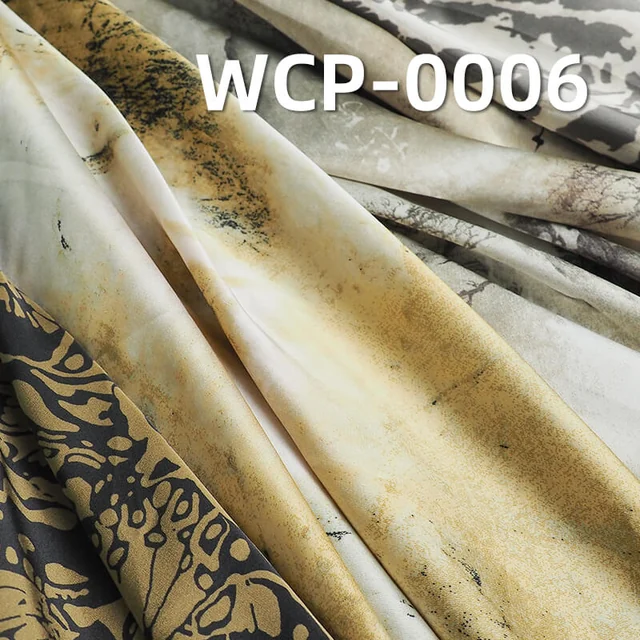 90g/m2涤纶印花布|龙凤缎印花|垂顺丝滑|女装 中国风裙子 旗袍 汉服面料