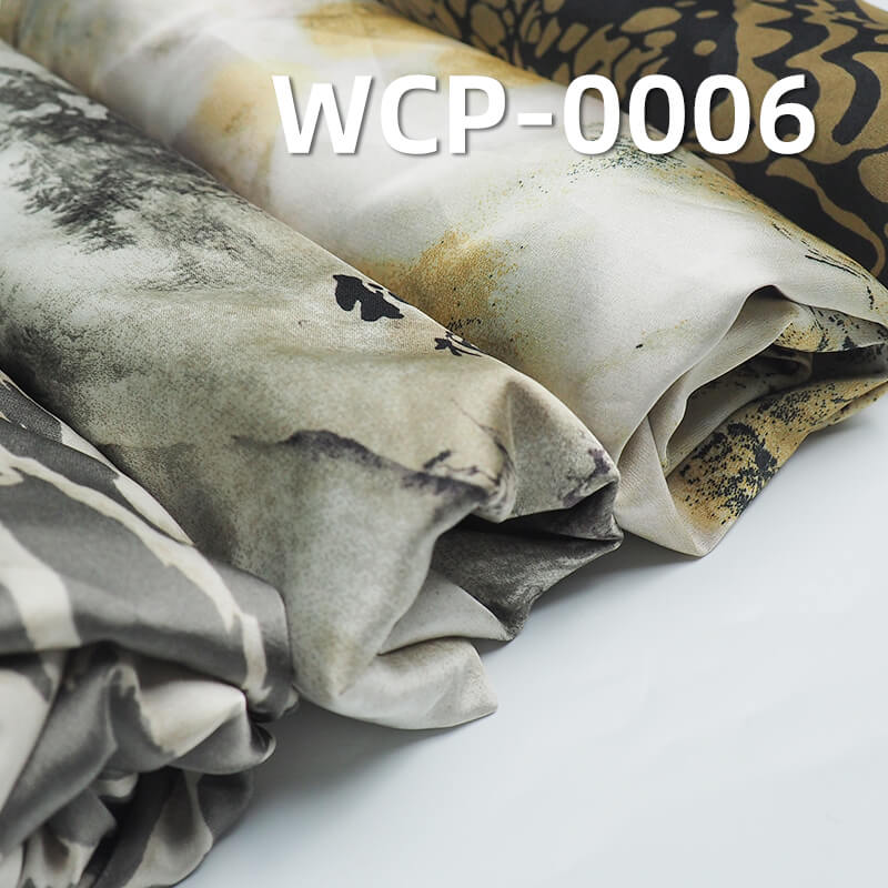90g/m2涤纶印花布|龙凤缎印花|垂顺丝滑|女装 中国风裙子 旗袍 汉服面料