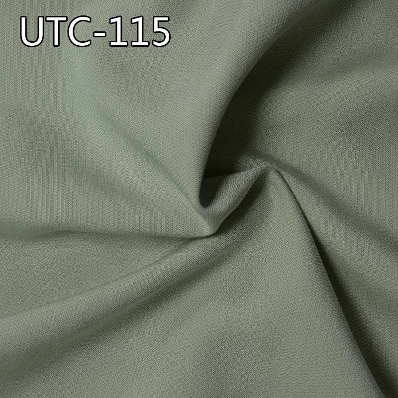 UTC-115 65%粘膠35%滌綸牙簽條提花色織布 219g/m2  52/53"