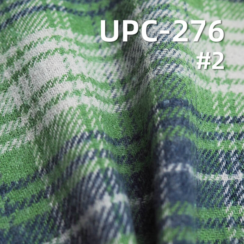 色织格子布|220g/m2全棉色织布|秋冬抓毛布料|纯棉格仔布|学园风裙子 格子衫面料