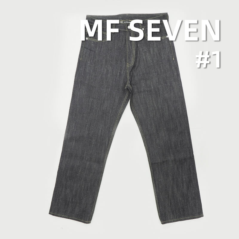 15安(oz)全棉直竹红边牛仔布|珍珠纱养牛|右斜色边牛仔布|赤耳丹宁|时尚牛仔裤 潮牌牛仔外套面料