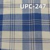 定做款 全棉色织格子布|319g/m2牛仔蓝色织布料|学院风格子布|裤子 裙子 时尚外套面料