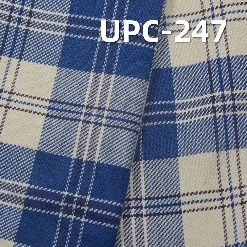 定做款 全棉色织格子布|319g/m2牛仔蓝色织布料|学院风格仔布|裤子 裙子 时尚外套面料