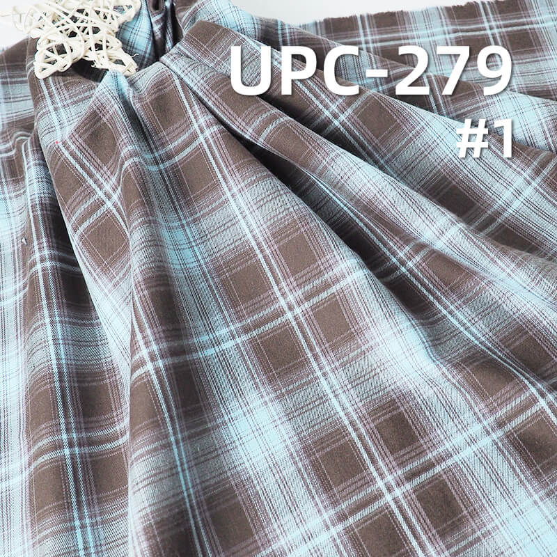 色织格子布|126g/m2人棉混纺格子布|学院风裙子 裤子 格子衬衫面料
