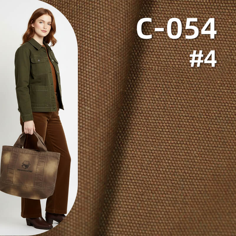 全棉帆布|双经双纬帆布|350g/m2梭织染色布|箱包 休闲服  工装裤面料