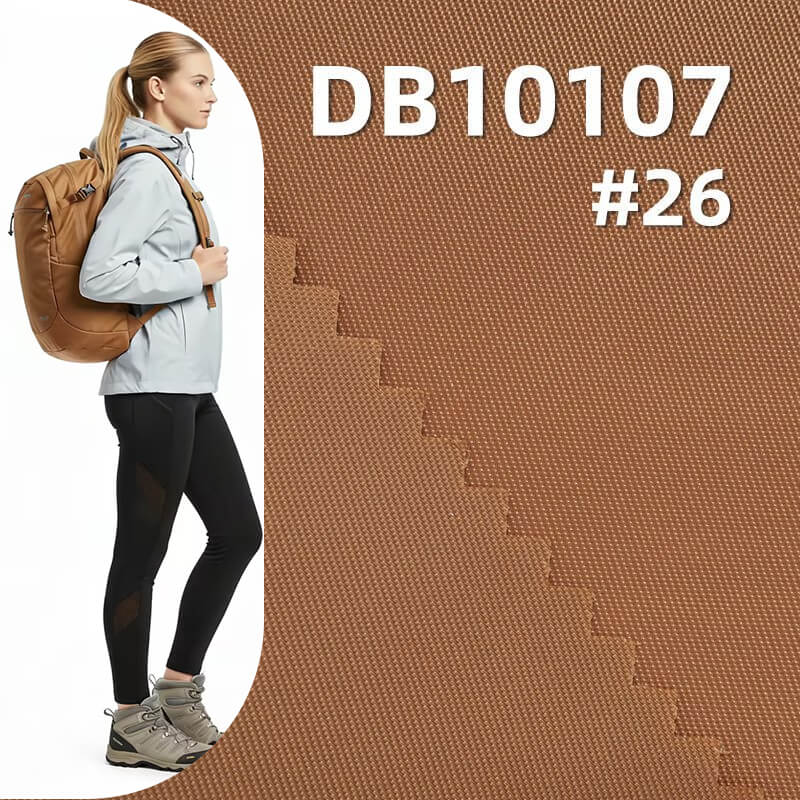 100%尼龙染色布|高密厚斜布料|110g/m2尼龙双面斜|防泼水面料|户外登山服 风衣棉服 夹克面料