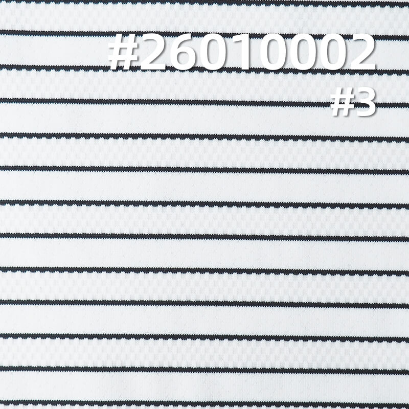 双色菱格弹力针织布|172g/m2 锦涤弹力提花布料|男女T恤 运动服 速干面料