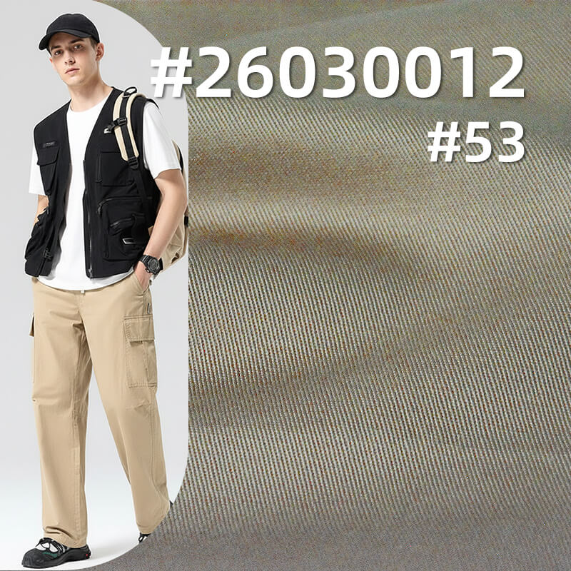 全棉精梳洗水棉|265g/m2特厚高密斜纹布|四片左斜染色布|工装外套 工装裤面料