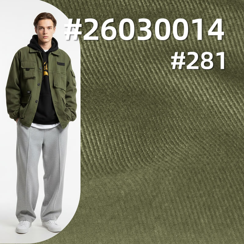 全棉加厚斜纹布|360g/m2四片左斜染色布|7*7足纱足密棉布|底抓毛|工装外套 夹克 工装裤面料