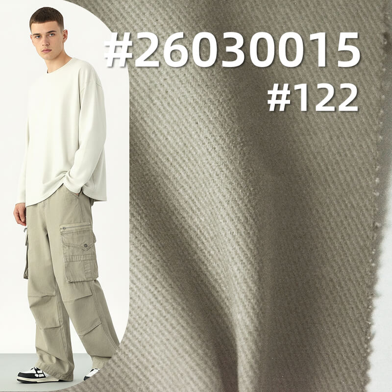 全棉加厚斜纹布|360g/m2四片左斜染色布|7*7足纱足密棉布|磨毛抓毛工艺|工装外套 夹克 工装裤面料