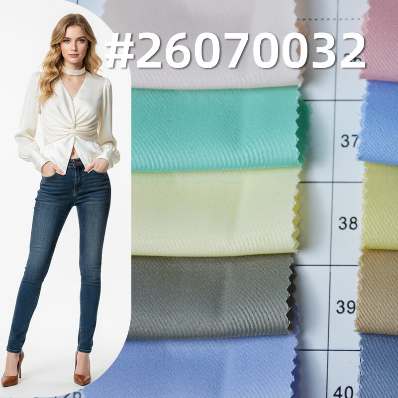 超柔華爾緞|180g/m2滌綸彈力陽離子色丁布|緞面女裝 連衣裙 襯衫 漢服 禮服面料