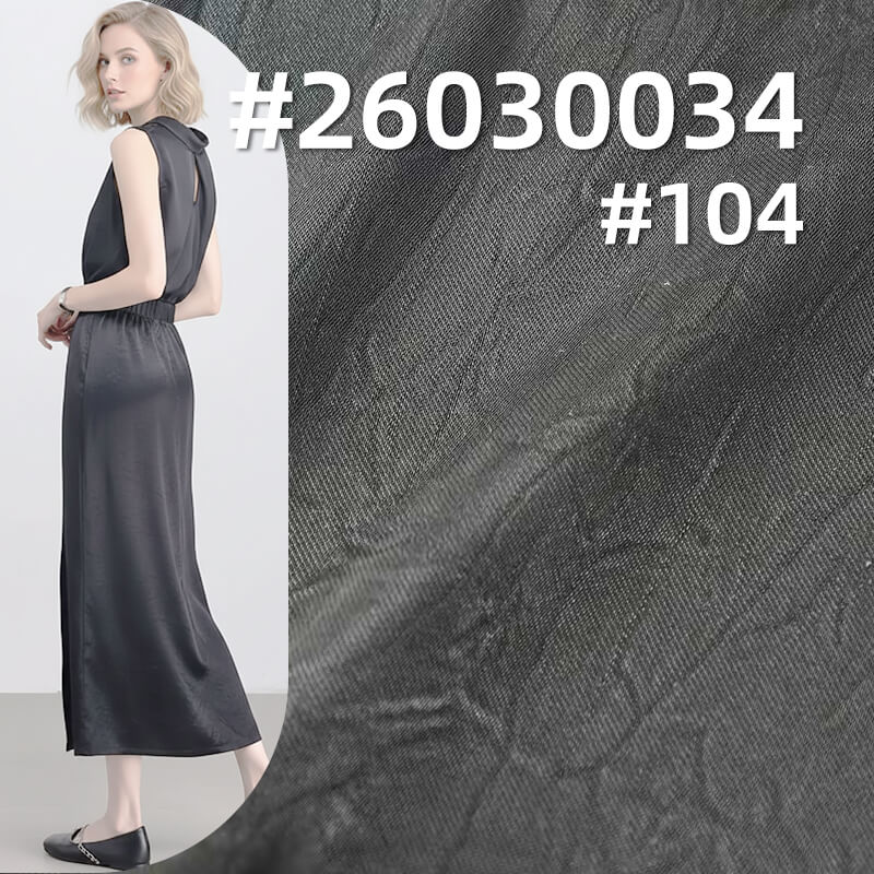 醋酸双面缎手抓花|185g/m2全涤5/3色丁布|醋酸缎面布|女装衬衫 裤子 连衣裙 汉服 旗袍面料