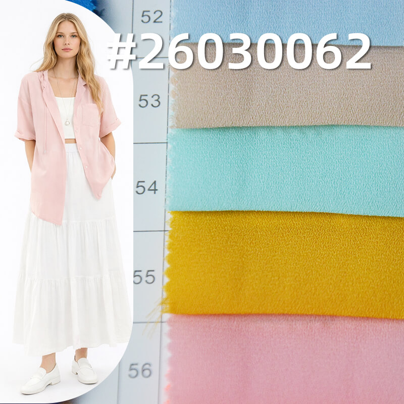 高密韓國麻|75D亂麻|130g/m2滌綸小提花染色布|高密亂麻雪紡|漢服 襯衫 裙子面料