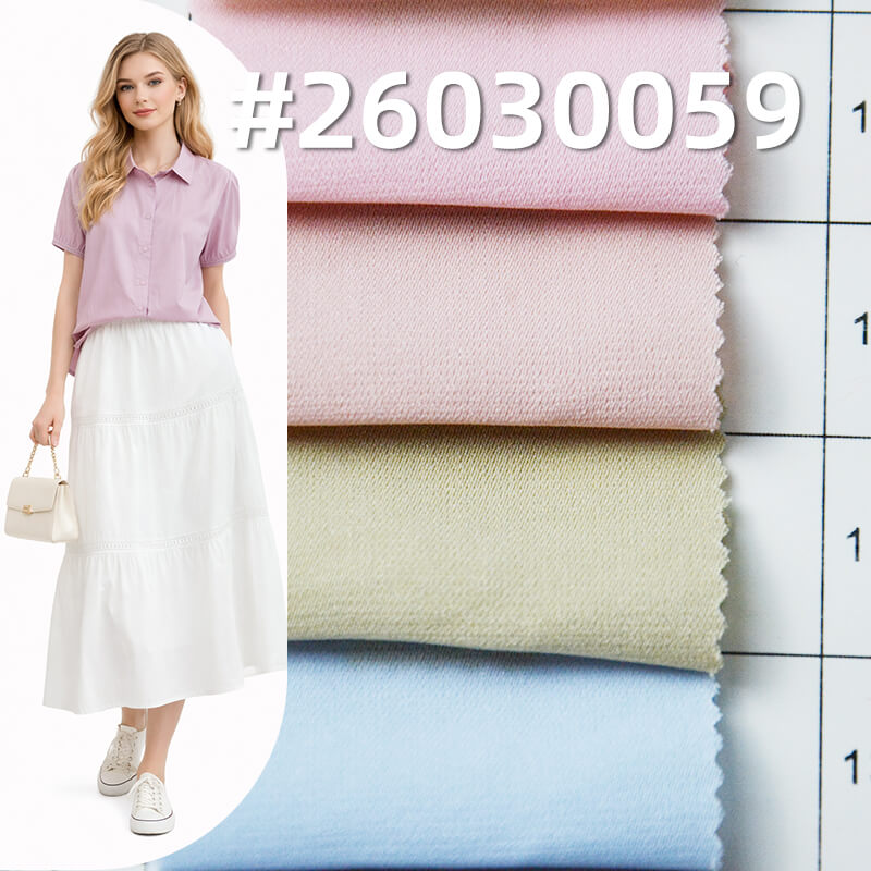 精品法兰皱|170g/m2涤纶弹力破卡皱布|微皱舒爽|休闲衬衫 山本裤 连衣裙面料