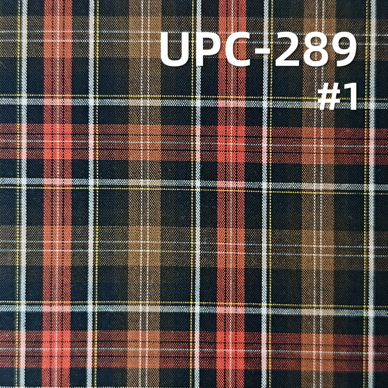 全棉色织格子布|120g/m2纯棉梭织平纹布料|格仔衬衫 裙子 裤子面料