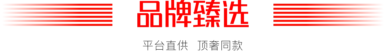 品牌臻选 平台直供 顶奢同款