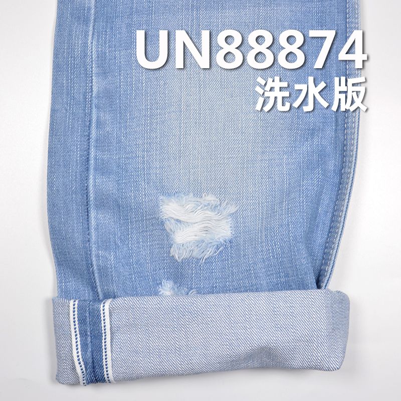 100%棉竹节右斜红边牛仔布 14.5oz 32" UN88874