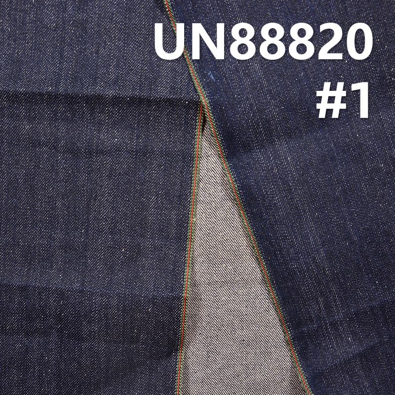 全棉竹节右斜红邊牛仔布 13oz 32/33" UN88820