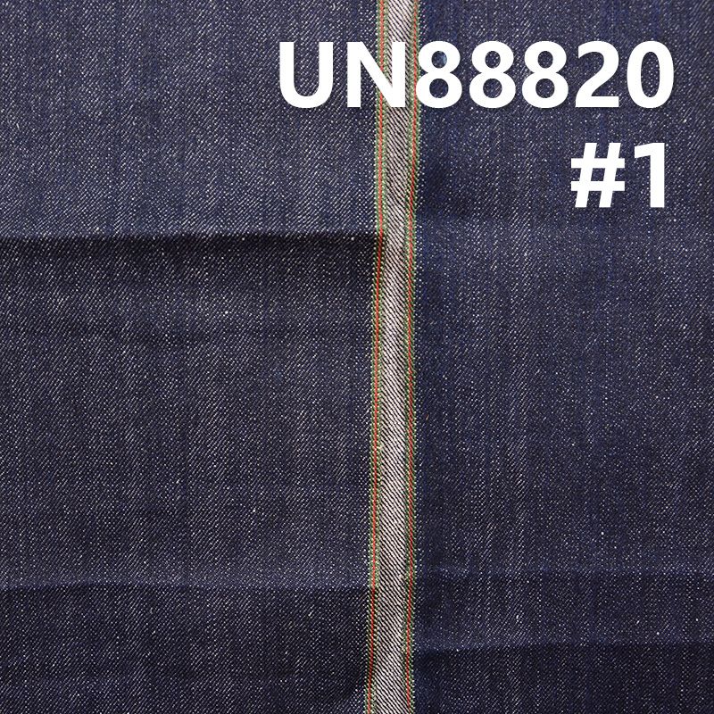 全棉竹节右斜红边牛仔布 13oz 32/33" UN88820