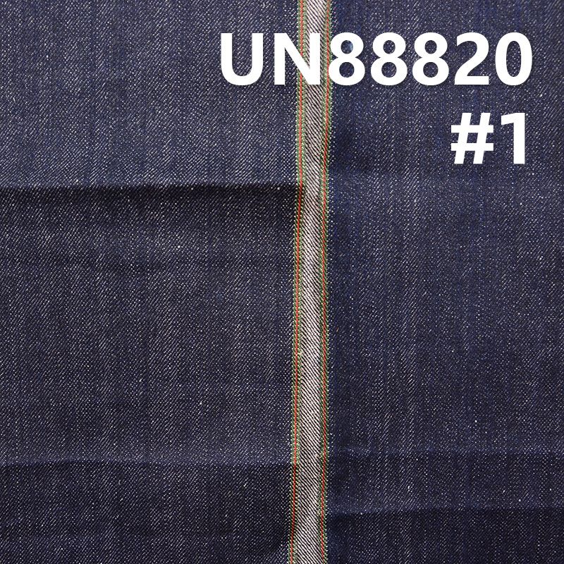 全棉竹节右斜红邊牛仔布 13oz 32/33" UN88820