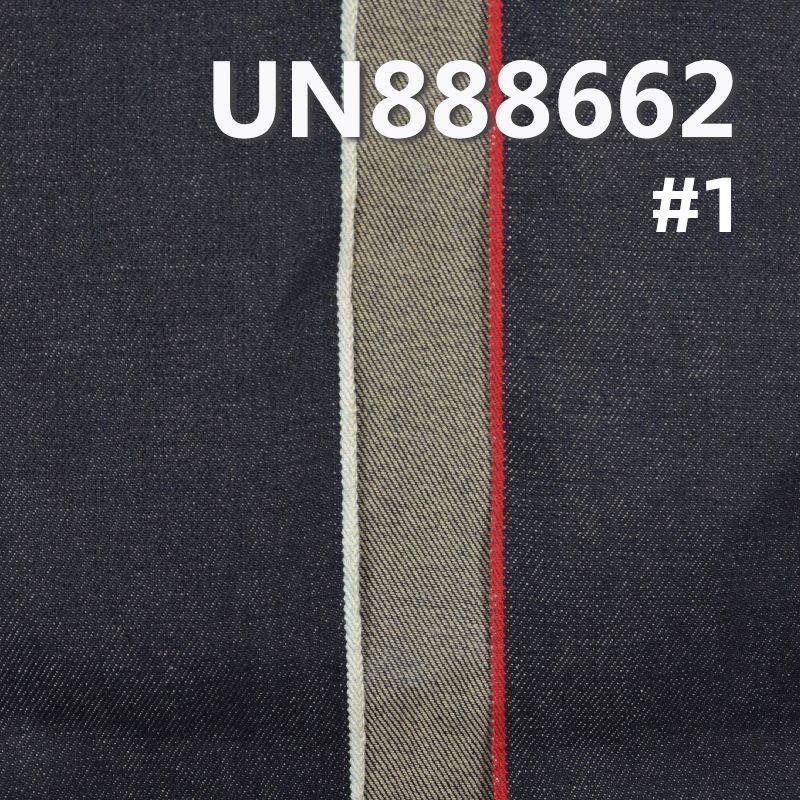 100%彩棉底右斜紅邊牛仔布 12.6oz 32/33" UN888662
