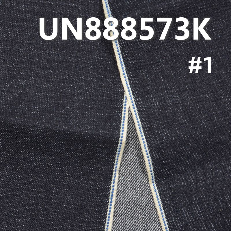 全棉竹節右斜紅邊牛仔布 14.3oz 34/35” UN888573K