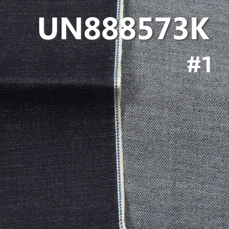 全棉竹节右斜红边牛仔布 14.3oz 34/35” UN888573K