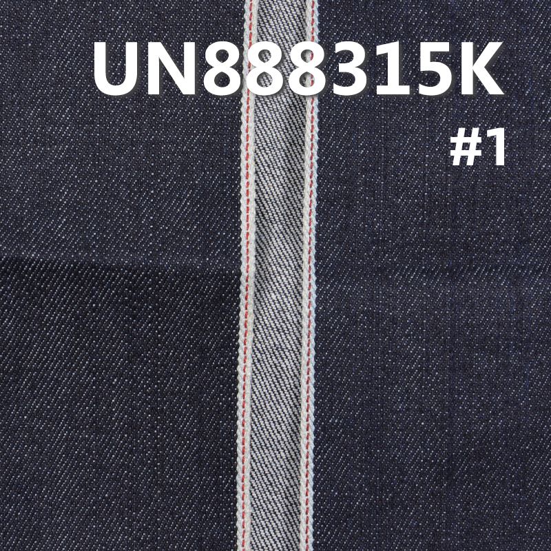 100%棉竹節右斜紅邊牛仔布 11oz 30/31" UN888315K