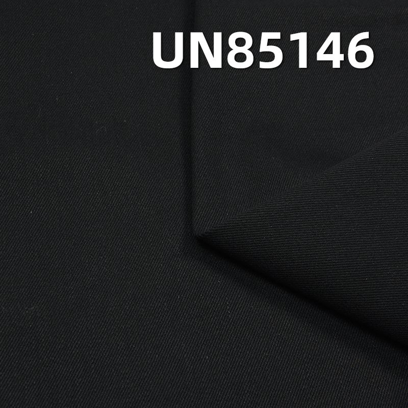 黑面黑底橫直竹節牛仔布 13.3OZ 66/67" UN85146