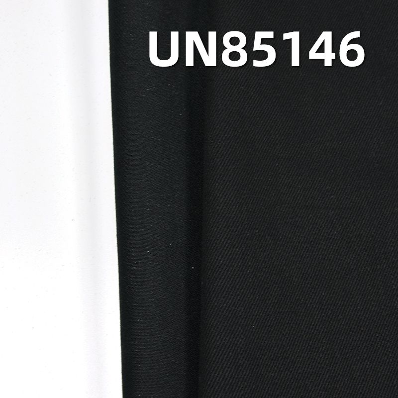 黑面黑底橫直竹節牛仔布 13.3OZ 66/67" UN85146