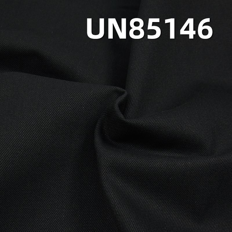 黑面黑底橫直竹節牛仔布 13.3OZ 66/67" UN85146