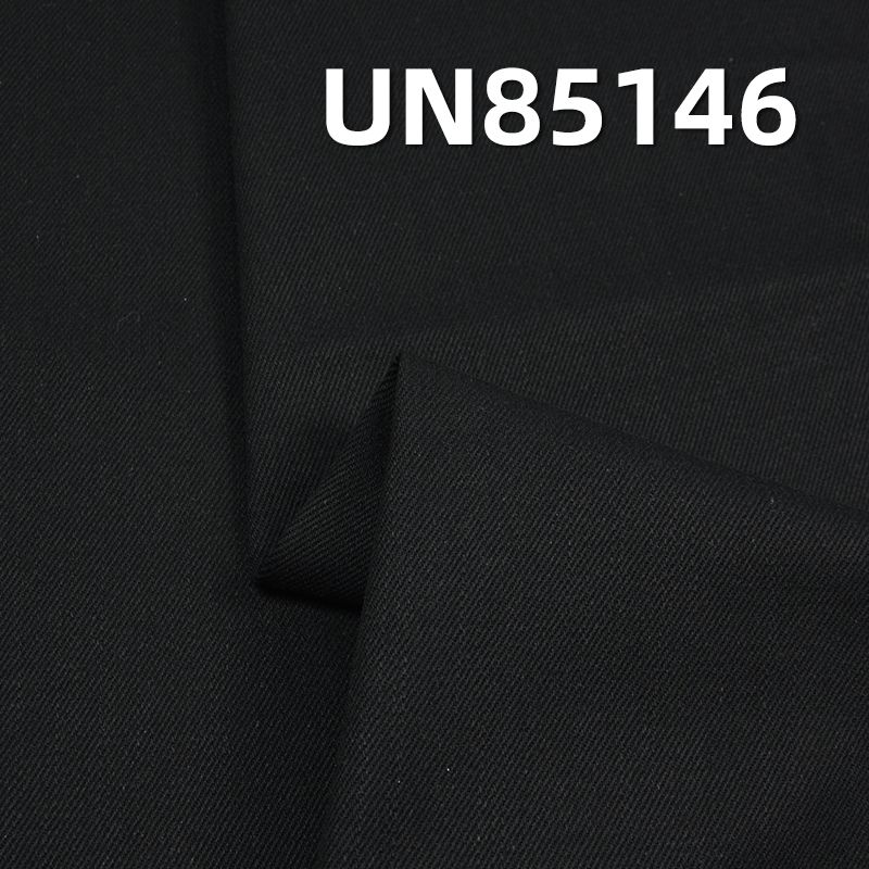 黑面黑底橫直竹節牛仔布 13.3OZ 66/67" UN85146