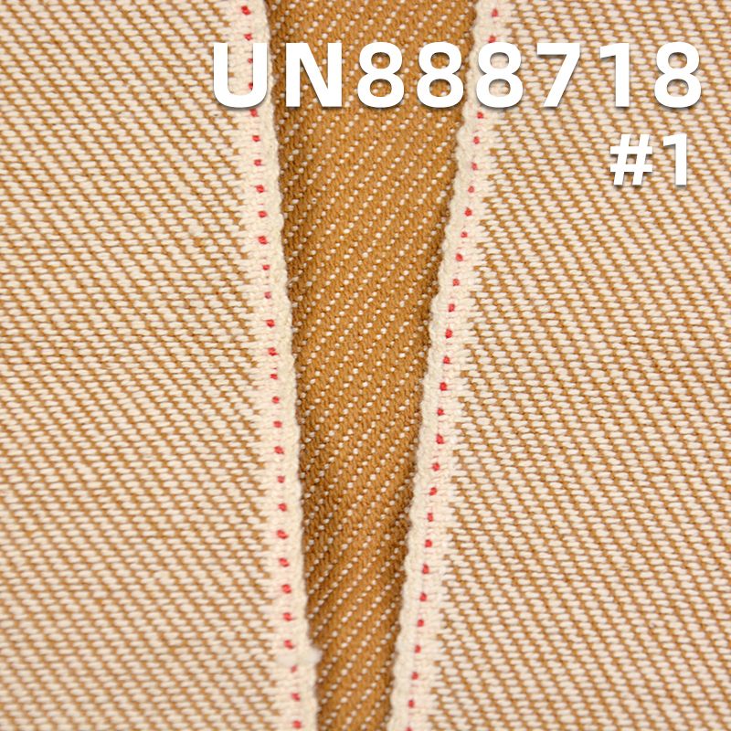 全棉色織右斜紅邊牛仔布 13oz 30/31“ UN888718