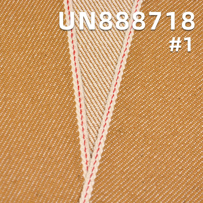 全棉色织右斜红边牛仔布 13oz 30/31“ UN888718